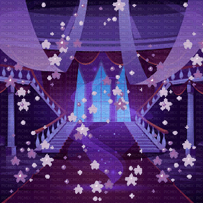 Purple Castle Interior - Ilmainen animoitu GIF