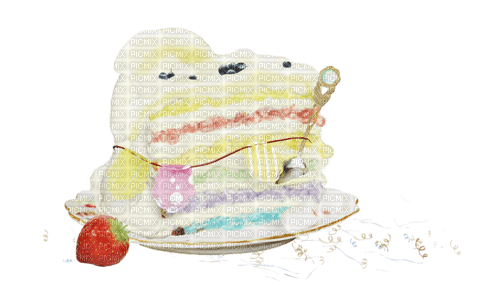 kikkapink deco scrap birthday cake - png ฟรี