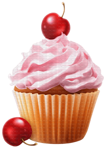 Cupcake Cherry - besplatni png