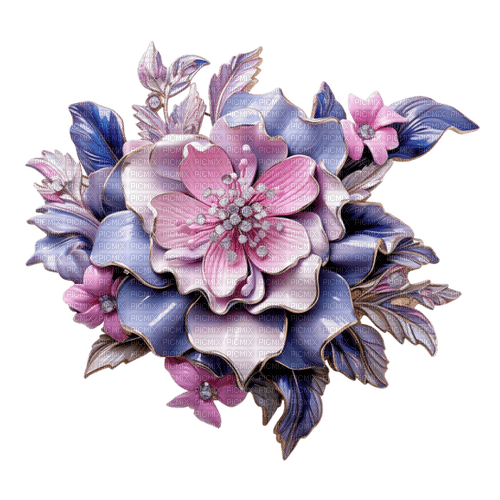 flowers deco rox - png grátis