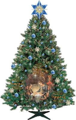 Kaz_Creations Deco Christmas Tree - Gratis animeret GIF
