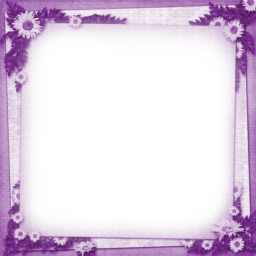 Frame.Purple.White - By KittyKatLuv65 - Free PNG