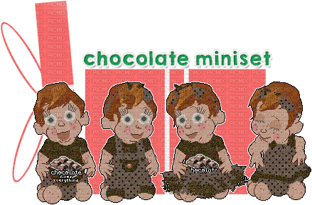Babyz Chocolate Miniset - 無料png