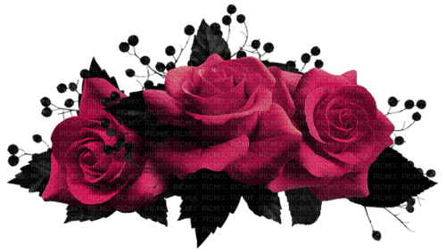 halloween roses by nataliplus - gratis png