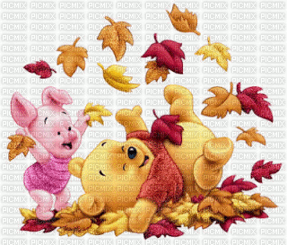 baby pooh and piglet - Free animated GIF