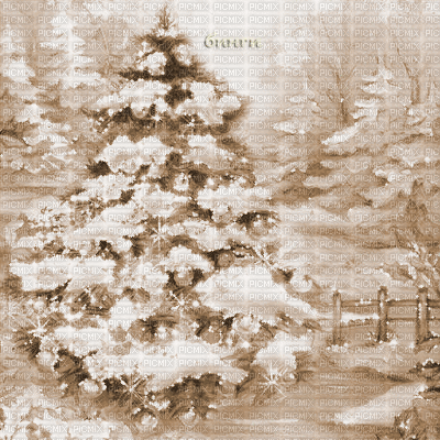 Y.A.M._New year Christmas background Sepia - Ingyenes animált GIF