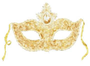 yellow carnival mask - Бесплатни анимирани ГИФ