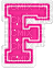 Kaz_Creations Animated Alphabet Pink F - GIF animé gratuit