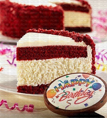 image encre gâteau bon anniversaire happy birthday edited by me - gratis png