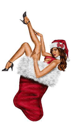 Kaz_Creations Christmas Woman Femme - PNG gratuit