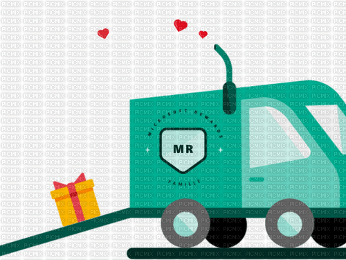 Fond camion gif - GIF animado grátis