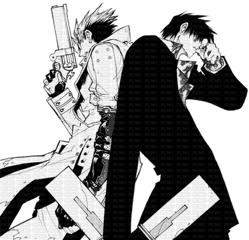 vash and wolfwood<3 - zdarma png