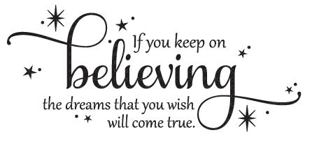 believing text quote - png ฟรี