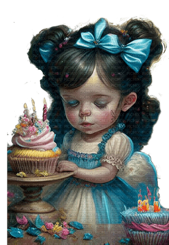 loly33 enfant cupcake - zdarma png