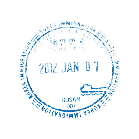 Korea Stamp - Bogusia - ingyenes png