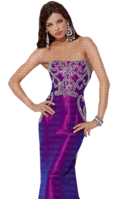 Kaz_Creations Woman Femme Purple - Free PNG