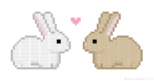 Love Bunnies (Unknown Credits) - Free animated GIF