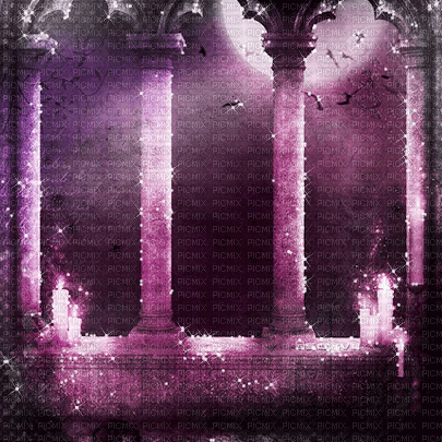 soave background animated   terrace gothic purple - GIF animé gratuit