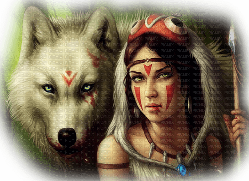 Rena Woman Wolf - PNG gratuit