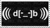 headphone kaomoji stamp - Darmowy animowany GIF