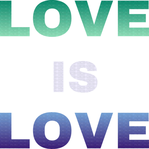 LOVE IS LOVE text - PNG gratuit