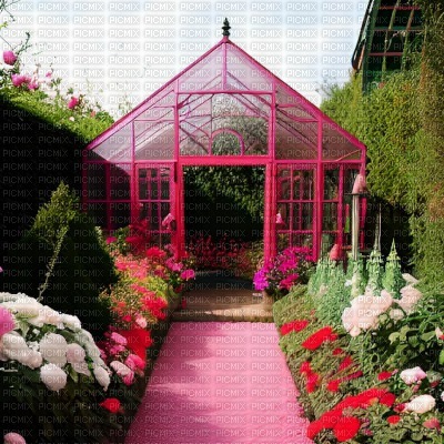 Pink Greenhouse - png gratuito