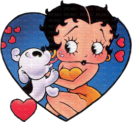 BETTY BOOP PUDGY - Free animated GIF