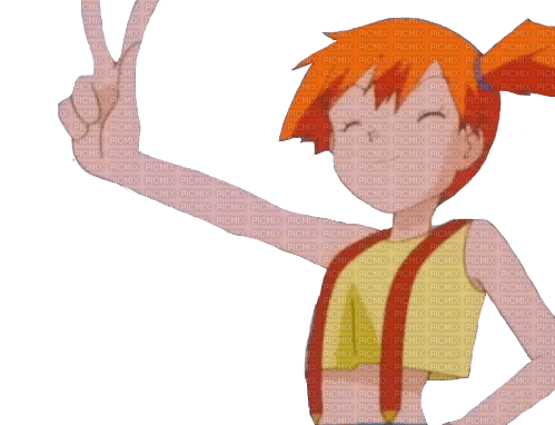 Misty doing the peace sign *^____^* - ilmainen png