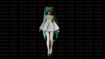 Miku Hatsune - Bezmaksas animēts GIF