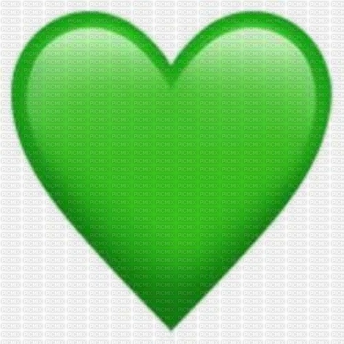 Coeur vert - nemokama png