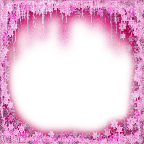 Winter.Frame.Pink - KittyKatLuv65 - δωρεάν png