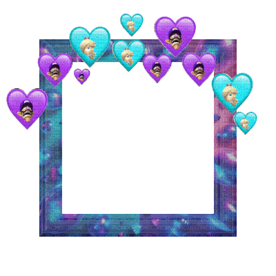 Small Blue/Purple Frame - darmowe png