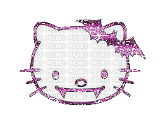 Emo Hello Kitty Glitter Edit #21 (VantaBrat) - GIF animé gratuit