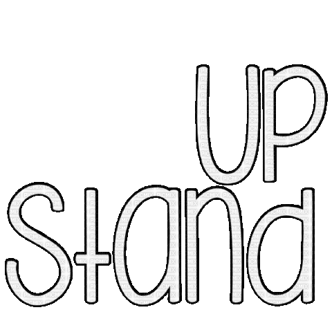 Standing Stand Up - GIF เคลื่อนไหวฟรี