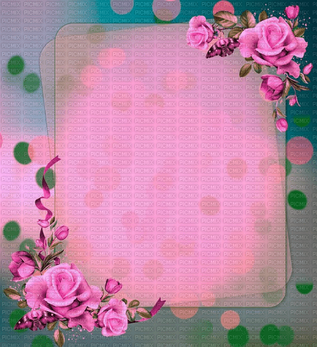 Background. Pink.Green. Rose. Leila - 免费PNG