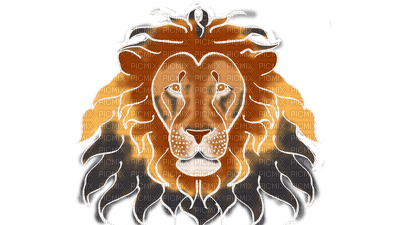 lion löwe africa art abstract deco tube animal - PNG gratuit