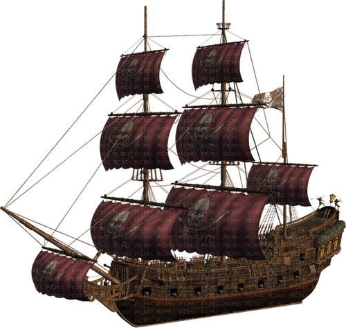 Пиратский корабль - фрее пнг