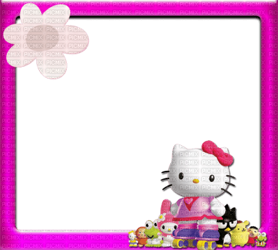 hello kitty frame - 免费PNG