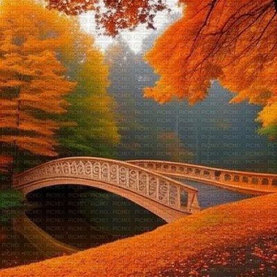Autumn Forest with Bridhe - ücretsiz png