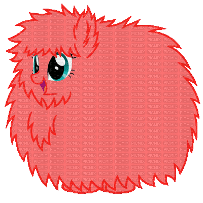 Fluffle puff changing color - Gratis animeret GIF