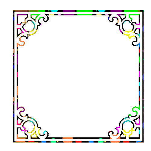 colorful frame animated - Gratis geanimeerde GIF