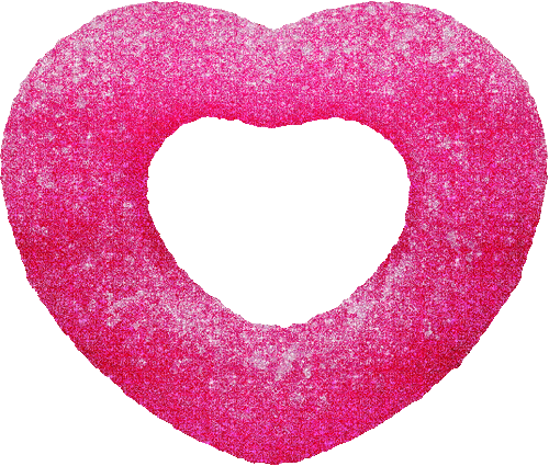 glitter heart gummy - Ingyenes animált GIF
