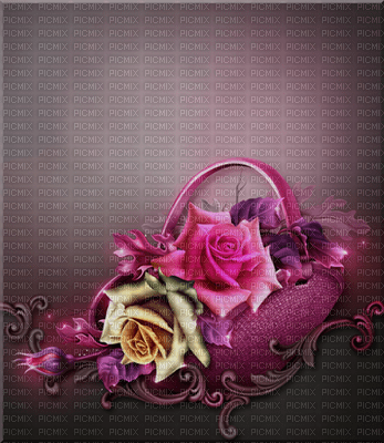 bg-flower-390x450-pink - png ฟรี