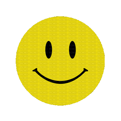 smiley fun face yellow  deco  tube  animation gif anime animated dark gothic - GIF animado grátis