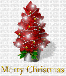 Background Merry Christmas - Animovaný GIF zadarmo