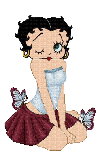 MMarcia gif Betty Boop - Animovaný GIF zadarmo