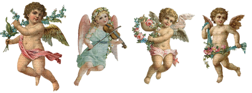 Vintage Angels Anges Engel - png ฟรี