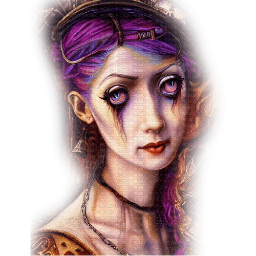 kikkapink gothic steampunk woman fantasy - ilmainen png