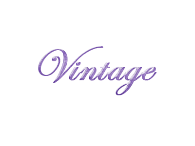 text vintage purple - kostenlos png
