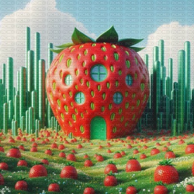 Strawberry House - png gratis